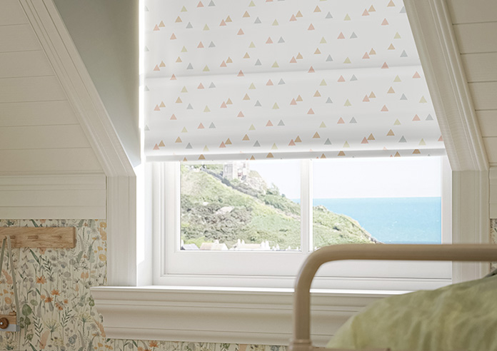 Faceted, Peachy - Roman Blind - Image 5